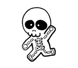 Zentai Skeleton Boy sticker #924545
