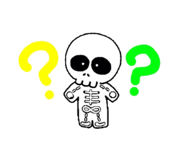 Zentai Skeleton Boy sticker #924547