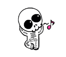Zentai Skeleton Boy sticker #924549