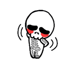 Zentai Skeleton Boy sticker #924550