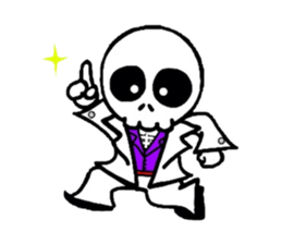 Zentai Skeleton Boy sticker #924554