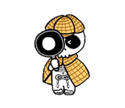 Zentai Skeleton Boy sticker #924555