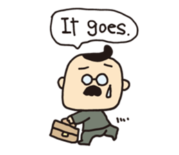 The father works in Japan sticker #924572