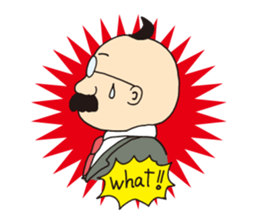 The father works in Japan sticker #924573