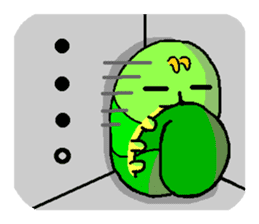 Cute caterpillar sticker #924754