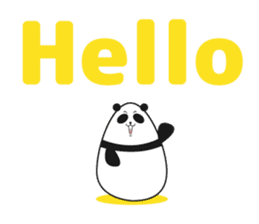 Egg pandaman sticker #925162