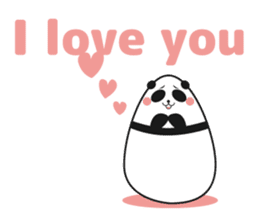 Egg pandaman sticker #925175