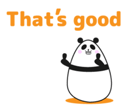 Egg pandaman sticker #925177