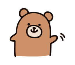 Wordless Bear! sticker #925639