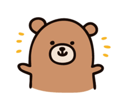 Wordless Bear! sticker #925640
