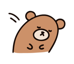 Wordless Bear! sticker #925641