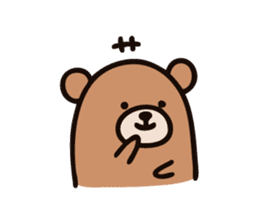 Wordless Bear! sticker #925645