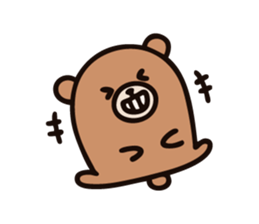 Wordless Bear! sticker #925646