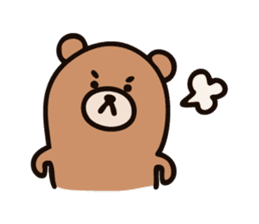 Wordless Bear! sticker #925647