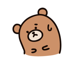 Wordless Bear! sticker #925648