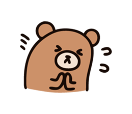 Wordless Bear! sticker #925649