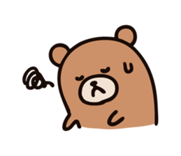 Wordless Bear! sticker #925650