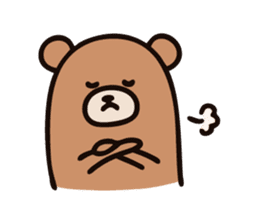 Wordless Bear! sticker #925651