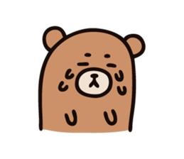 Wordless Bear! sticker #925652