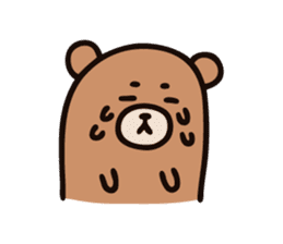 Wordless Bear! sticker #925652