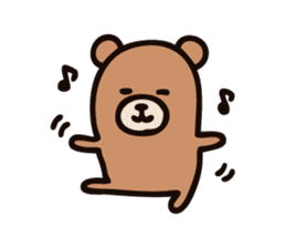 Wordless Bear! sticker #925656