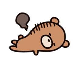 Wordless Bear! sticker #925659