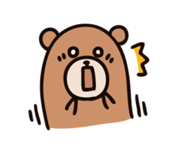 Wordless Bear! sticker #925661