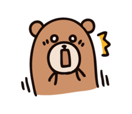 Wordless Bear! sticker #925661