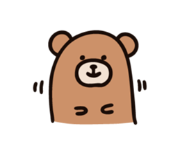 Wordless Bear! sticker #925663