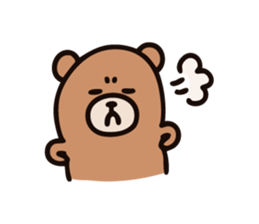 Wordless Bear! sticker #925665