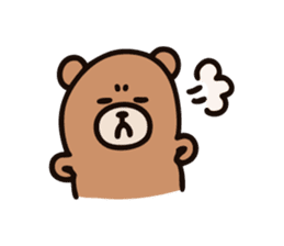 Wordless Bear! sticker #925665