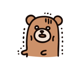 Wordless Bear! sticker #925668