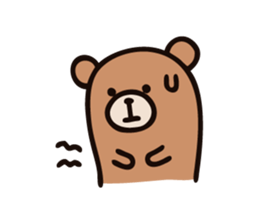 Wordless Bear! sticker #925669