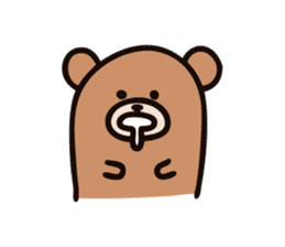 Wordless Bear! sticker #925670