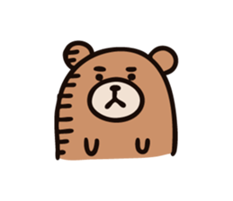 Wordless Bear! sticker #925673