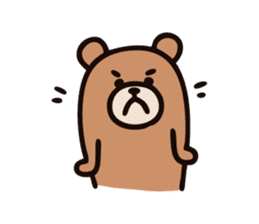 Wordless Bear! sticker #925675