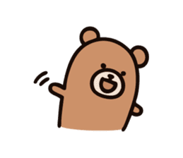 Wordless Bear! sticker #925678
