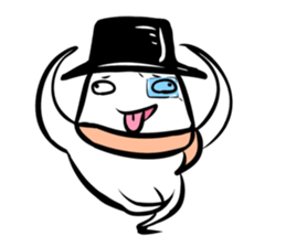 Black hutn sticker #925924