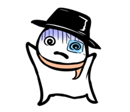 Black hutn sticker #925928