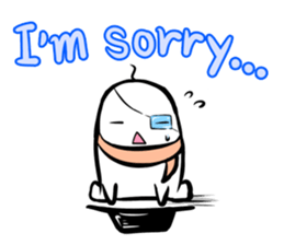 Black hutn sticker #925930