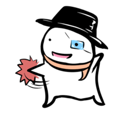 Black hutn sticker #925931