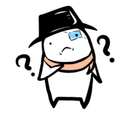 Black hutn sticker #925933