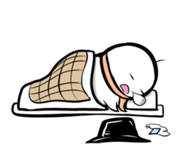 Black hutn sticker #925940