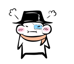 Black hutn sticker #925943