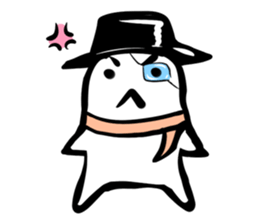 Black hutn sticker #925945