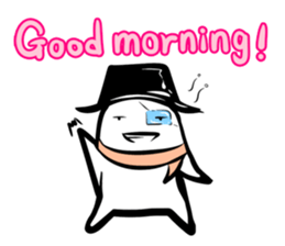 Black hutn sticker #925946