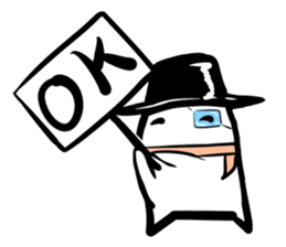 Black hutn sticker #925948