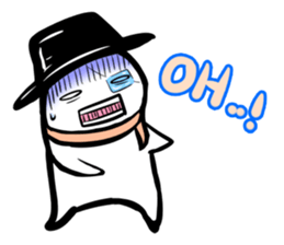 Black hutn sticker #925952