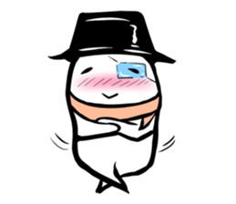 Black hutn sticker #925956