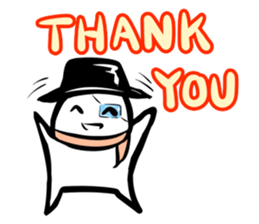 Black hutn sticker #925957